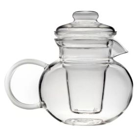 Borosilicate Glass Stovetop Safe Teapot with Glass Tea Infuser
