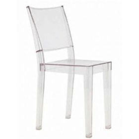 Transparent Stacking Dining Chair for Indoors or Outdoors