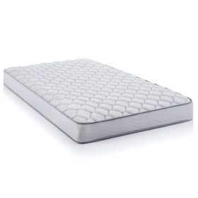 Twin size 6-inch Innerspring Coil Mattress with Quilted Cover - Medium Firm