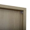2 Door high cabinet, rattan
