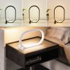 Usb Plug-In Lamp Oval Acrylic Lamp Touch Control