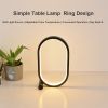 Usb Plug-In Lamp Oval Acrylic Lamp Touch Control
